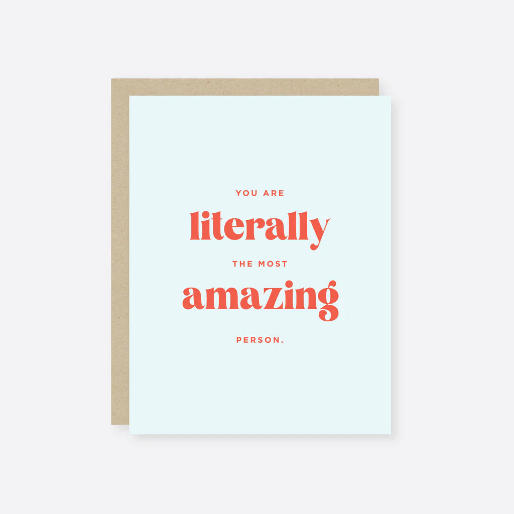 Literally Amazing Inspiration Card