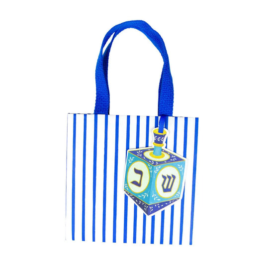 Dreidel & Stripes Gift Bag _ Large
