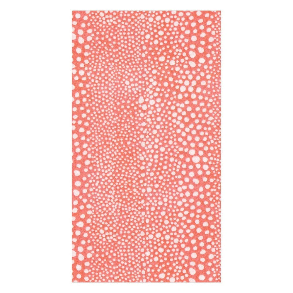 Pebble Coral Guest Towel