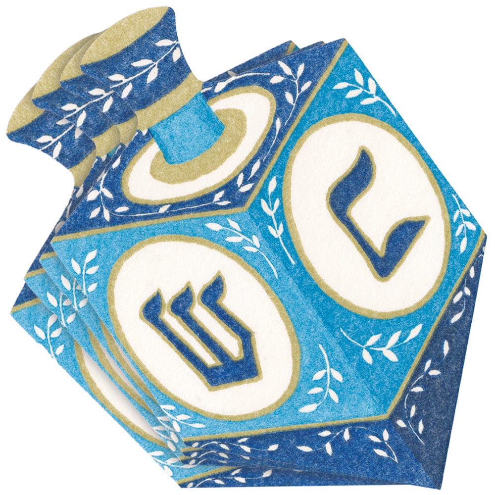 Dreidel Die Cut Napkin