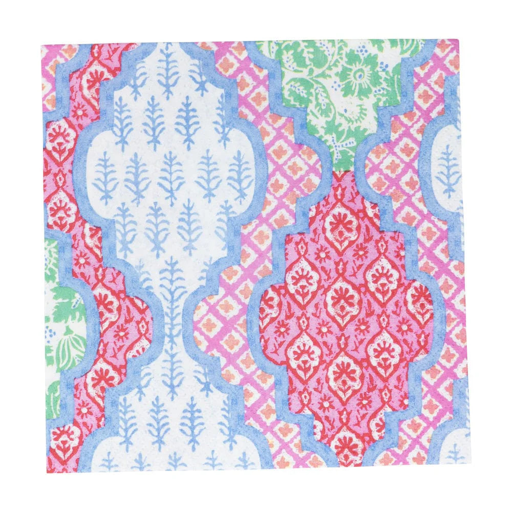 Provencale Cotton Pink Cocktail Napkin