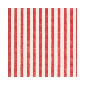 Melograno Stripe Red Luncheon