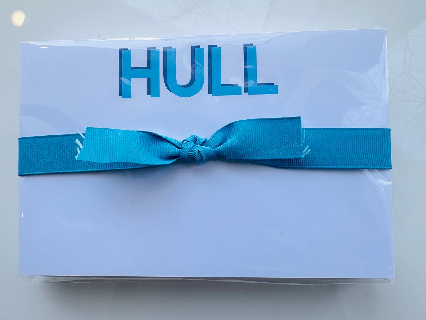 Shadow HULL Turquoise Notepad