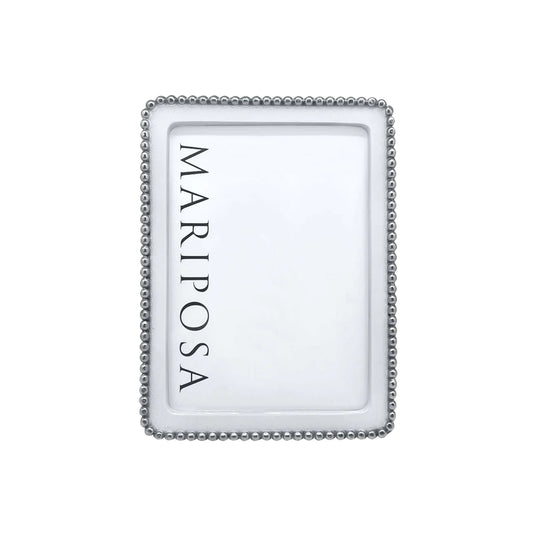 Beaded White 5x7 Frame
