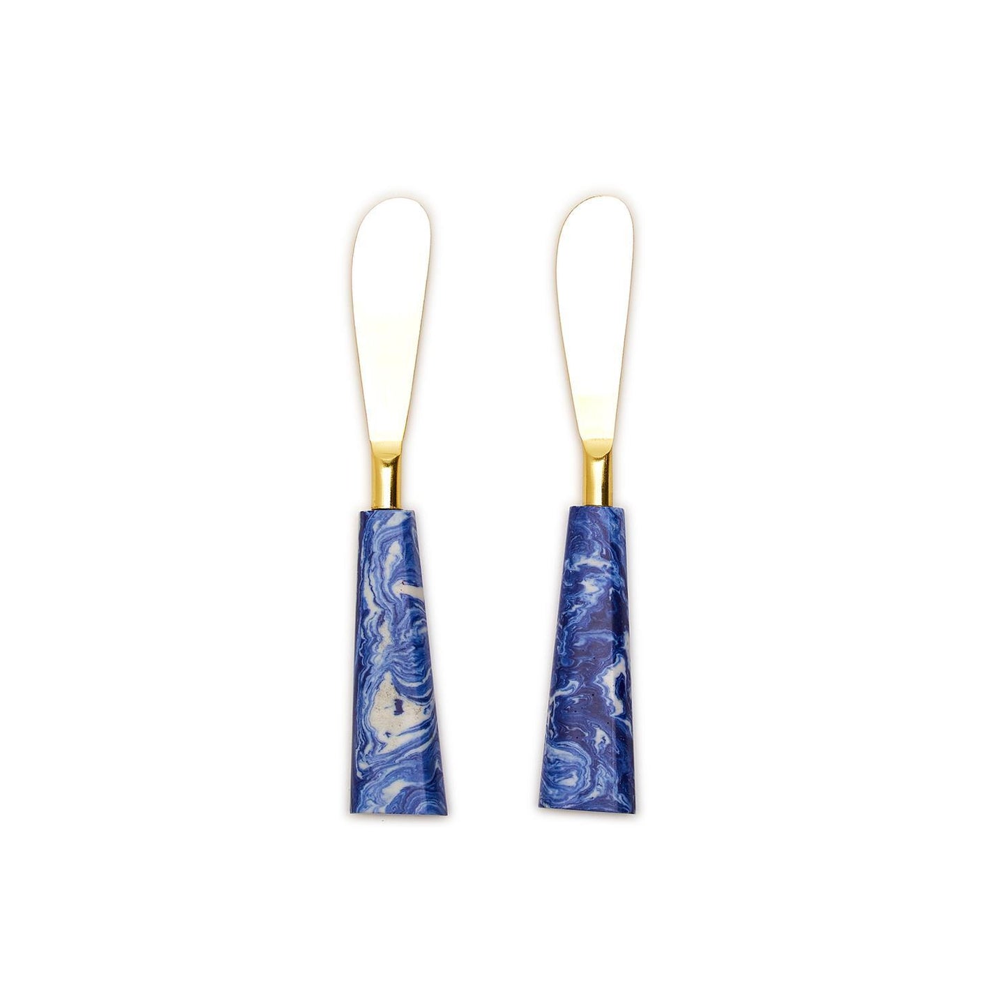 Blue Swirl Spreaders S/2