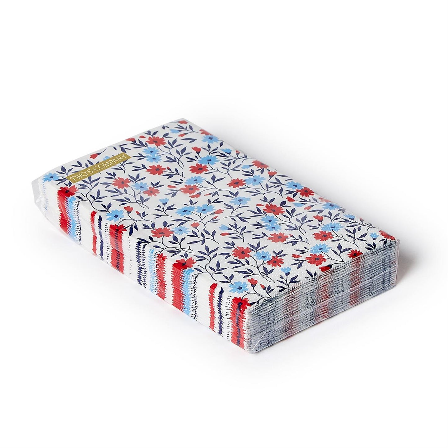 Red White and Bloom Dinner Napkin
