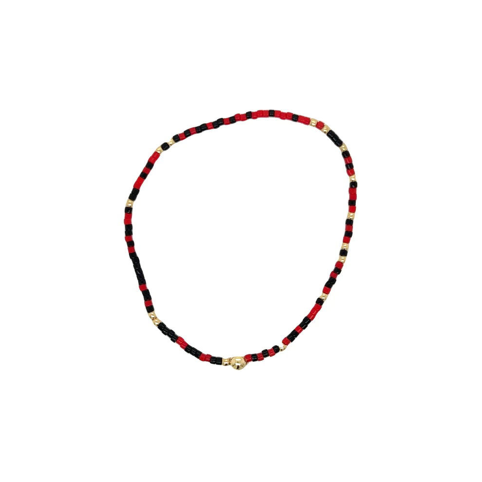 Hope Bracelet Bright Red Onyx