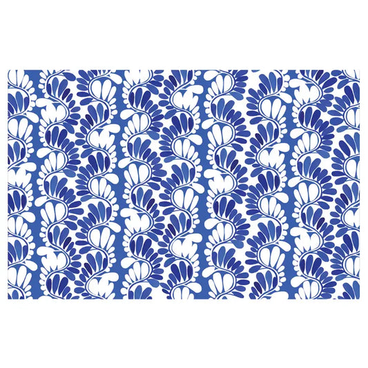 Aria Blue Paper Placemat