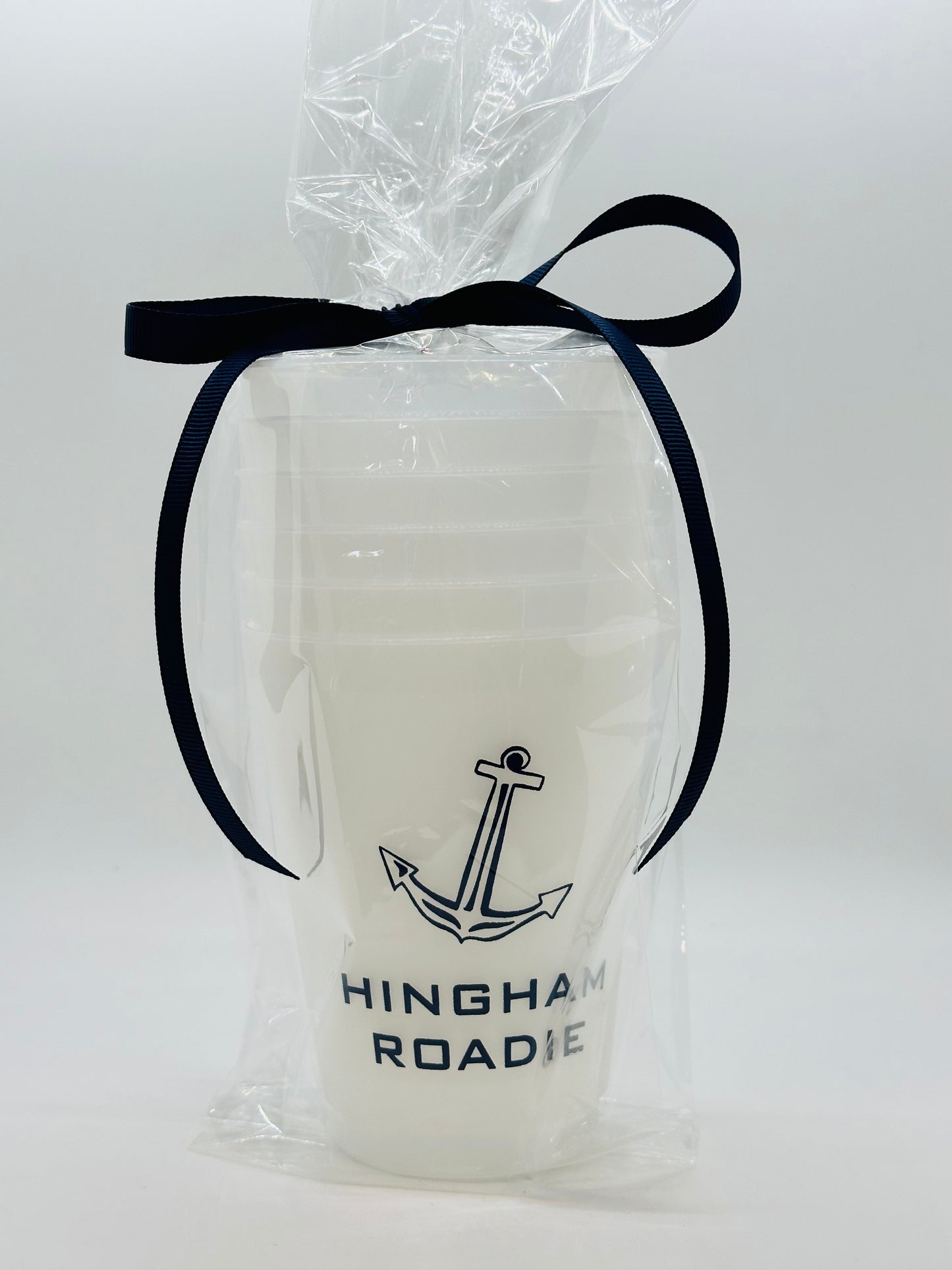 Hingham Navy Roadie Shatterproof Cups 20oz (Set of 6)