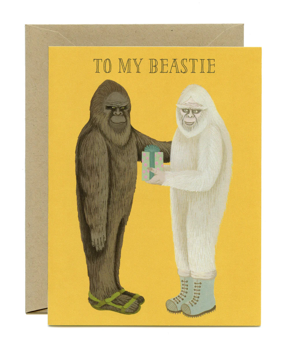 Beastie Bigfoot & Yeti Best Friend Birthday