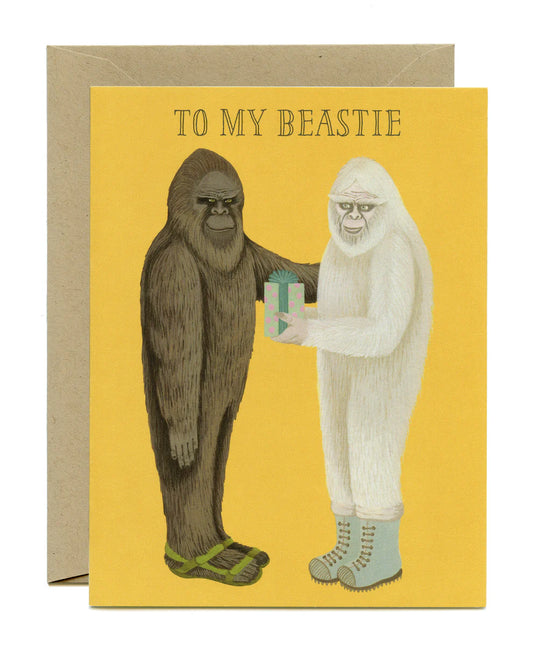 Beastie Bigfoot & Yeti Best Friend Birthday