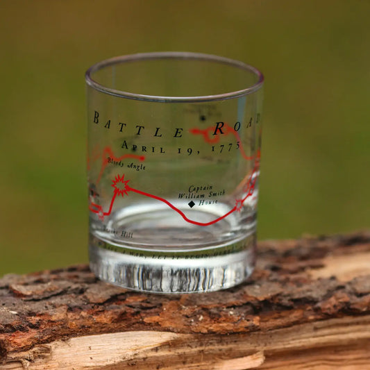 Battle Road Whiskey Glass