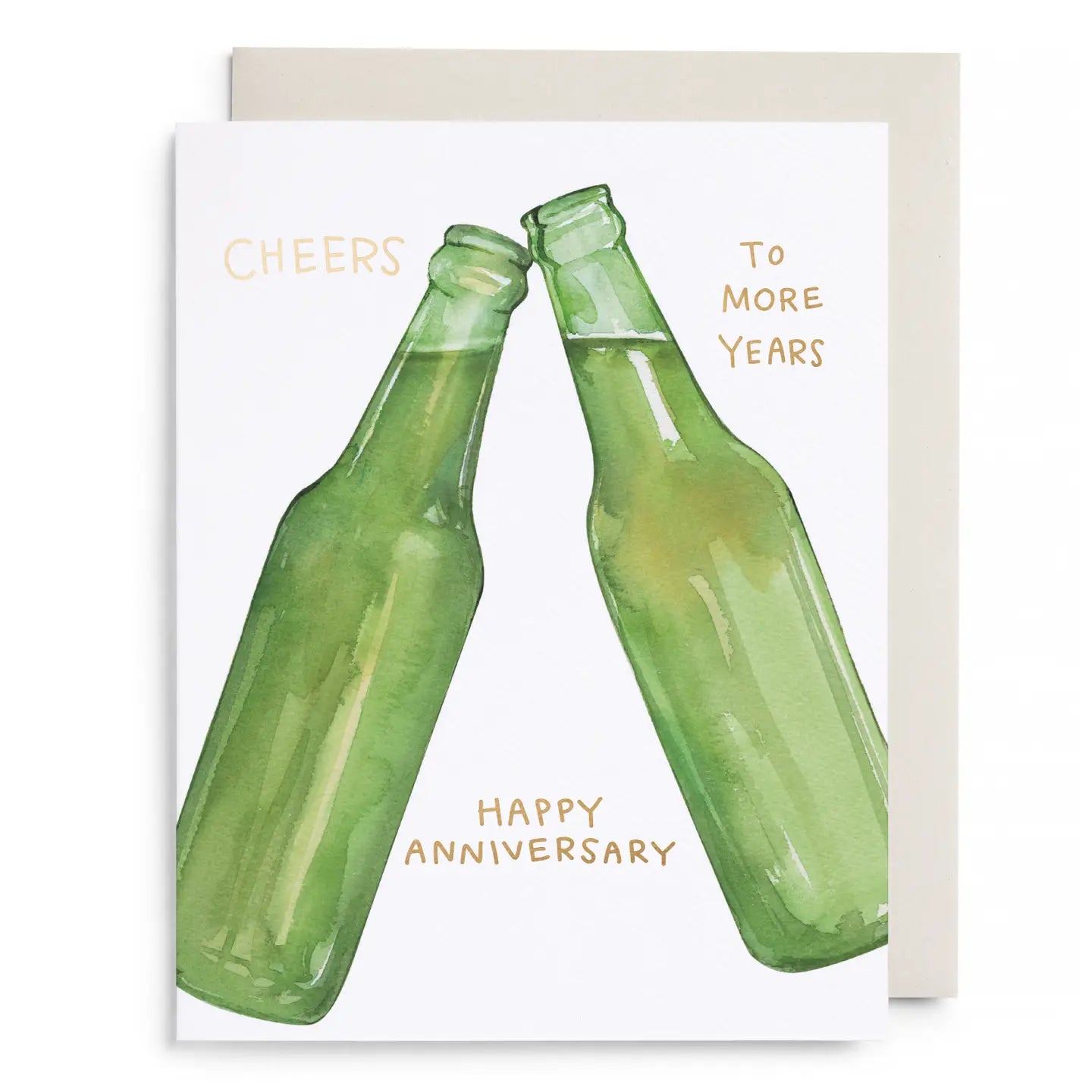 Beers Cheers Anniversary Card