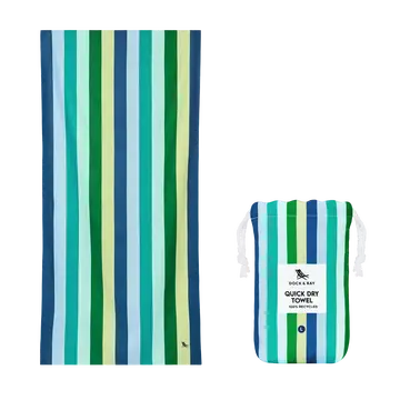 Quick Dry Towel: Cool Lagoon