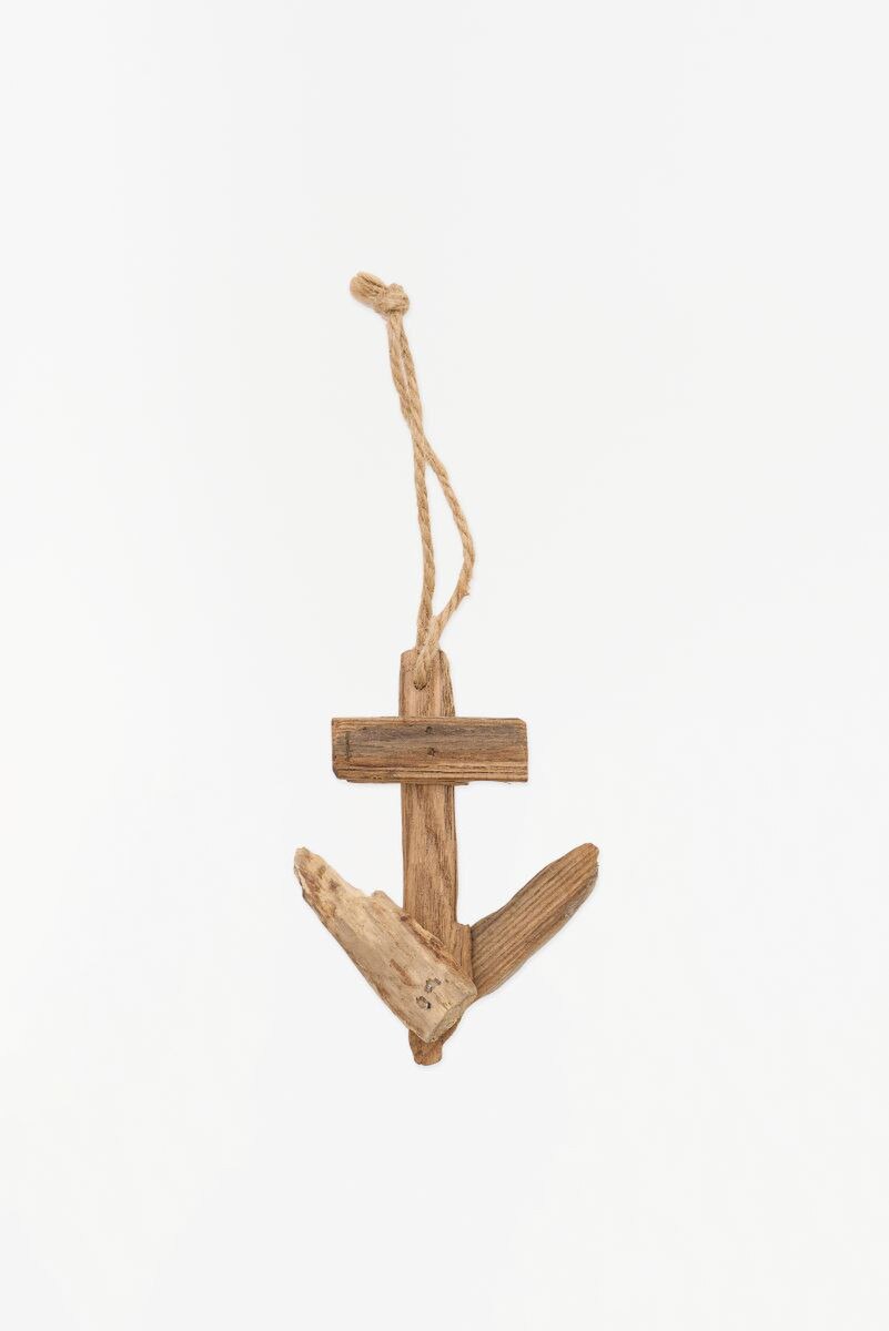 Anchor Driftwood Ornament