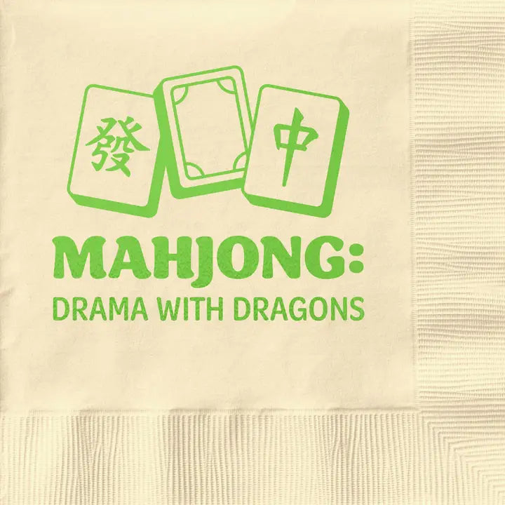 Mahjong: Drama with Dragons Napkin