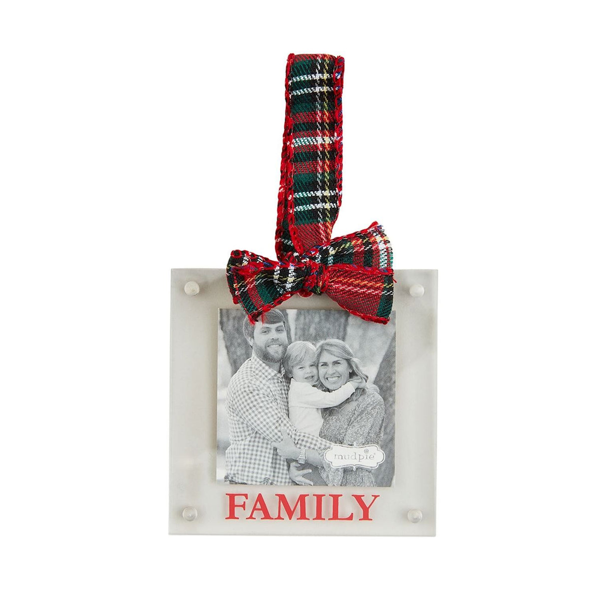 Family Christmas Frame Ornament