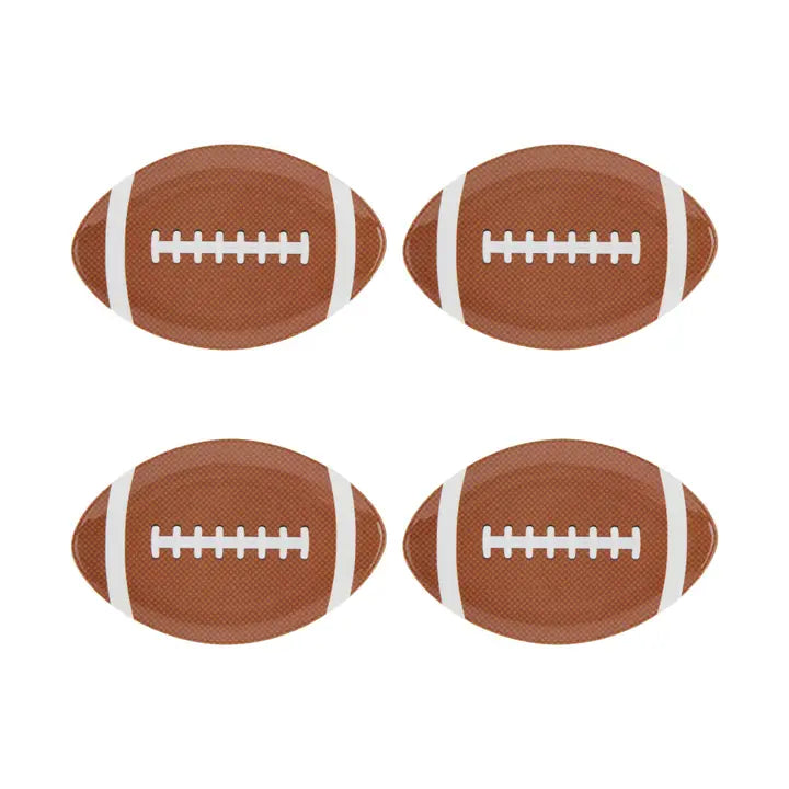 Football Plate Melamine (Set of 4)