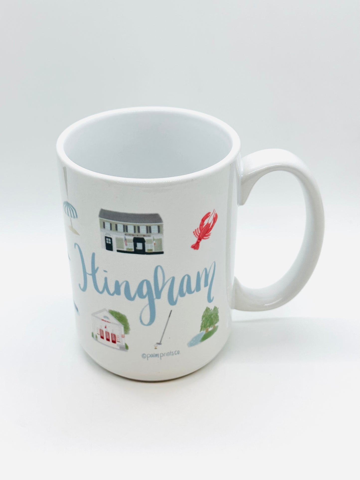 Hingham Print Mug 15oz