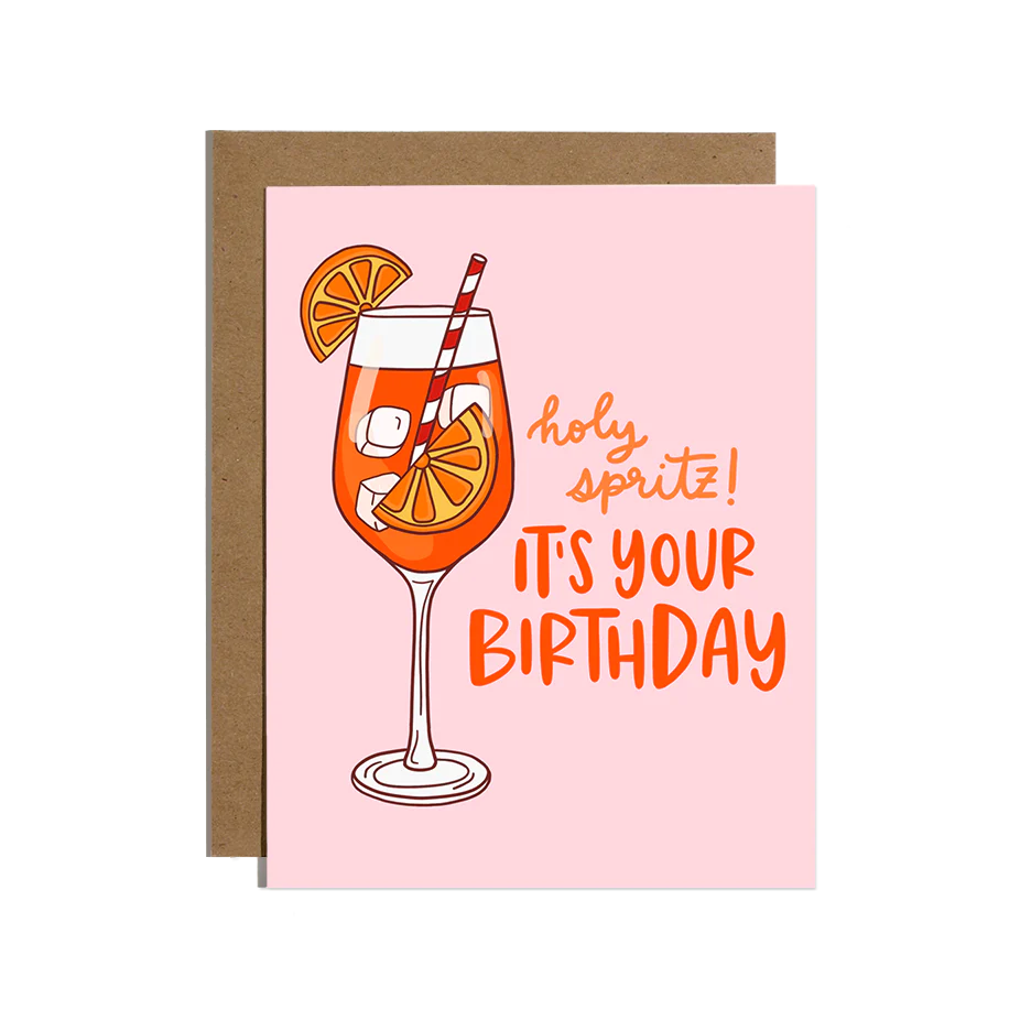 Aperol Spritz Birthday Card