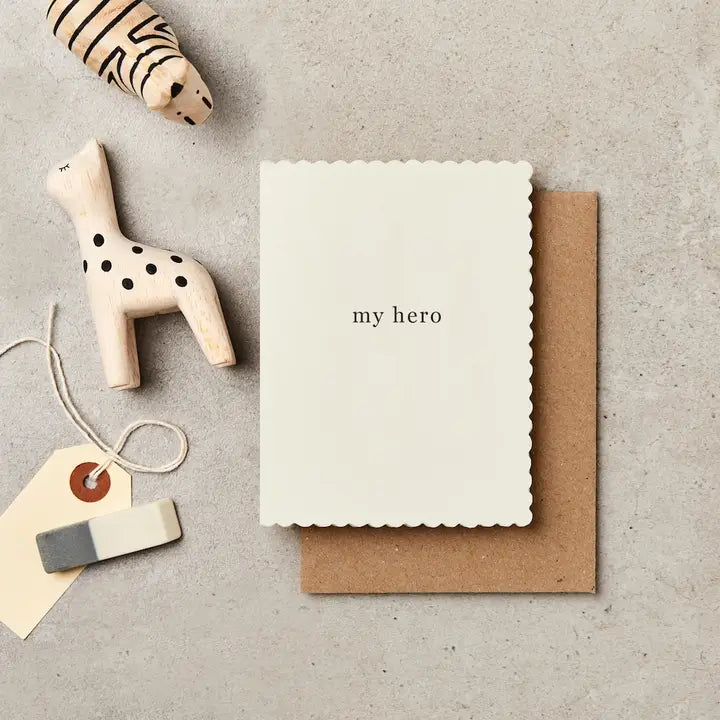 My Hero _ Mini Greeting Card