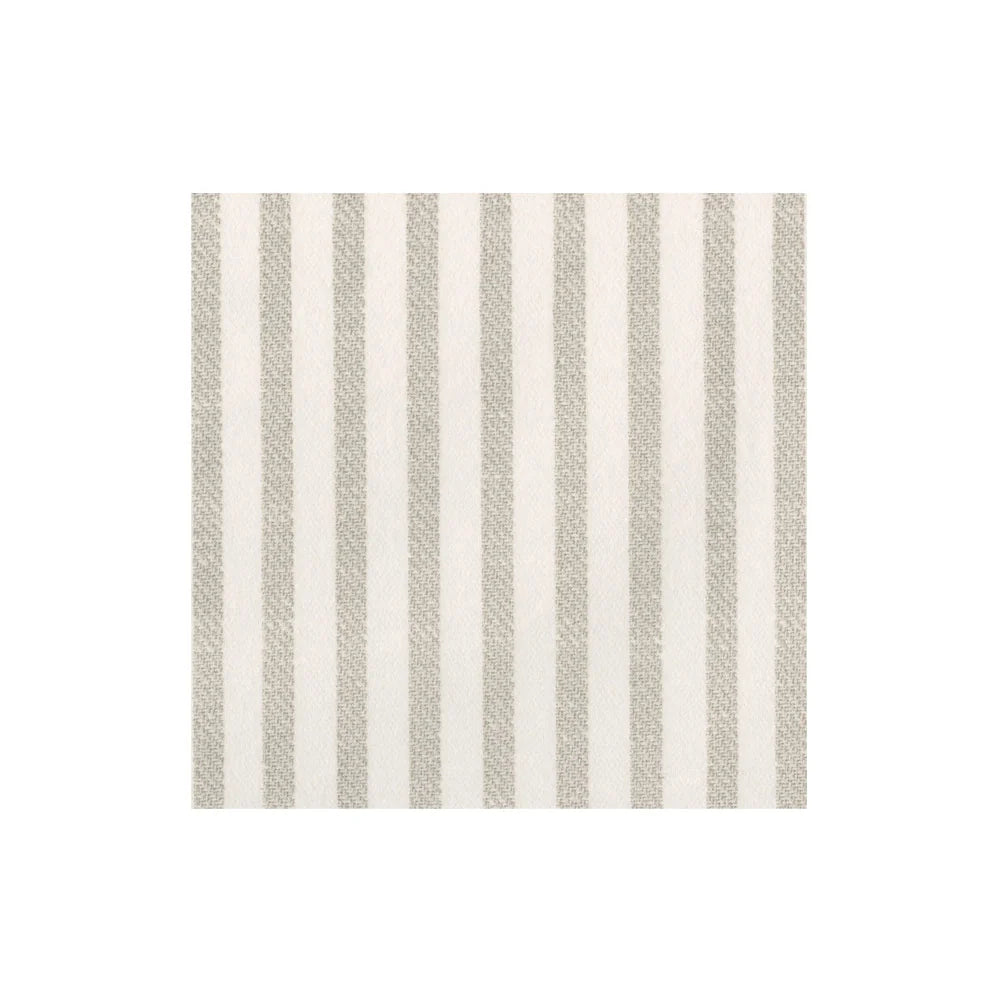 Melograno Stripe_ Taupe Cocktail Napkin