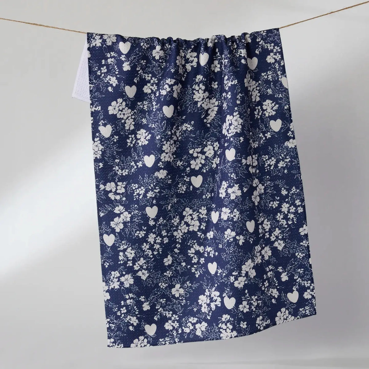 Midnight Posy Kitchen Towel