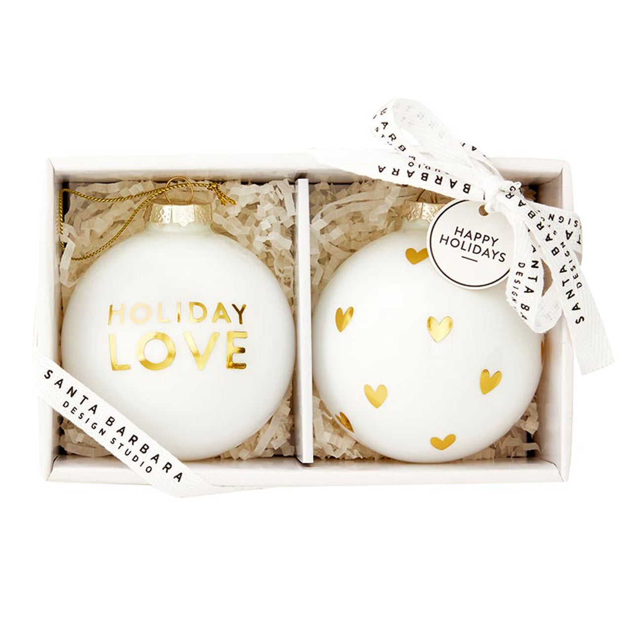 Holiday Love Ornaments (Set of 2)