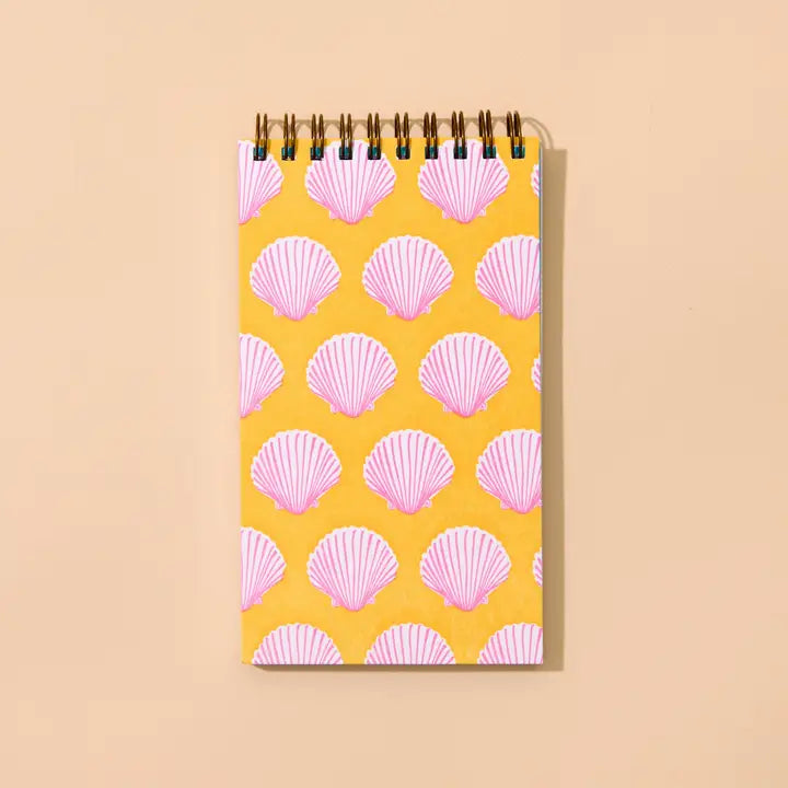 Pink Shell Pattern Small Spiral Notebook