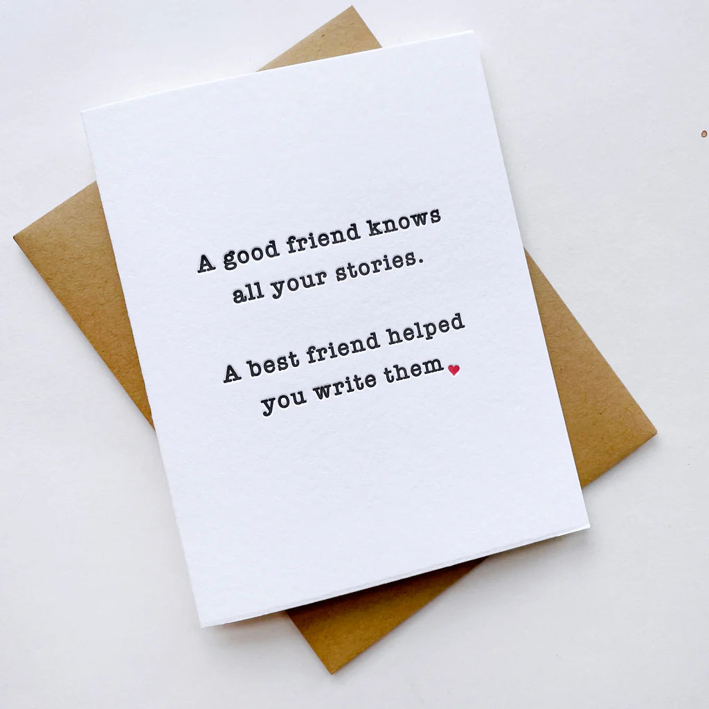 Good Friend vs. Best Friend