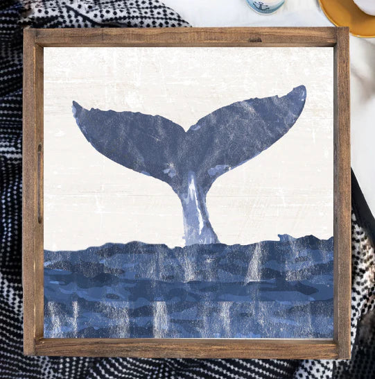 Indigo Whale Tail Tray