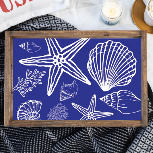 Sea Shells Serving Tray