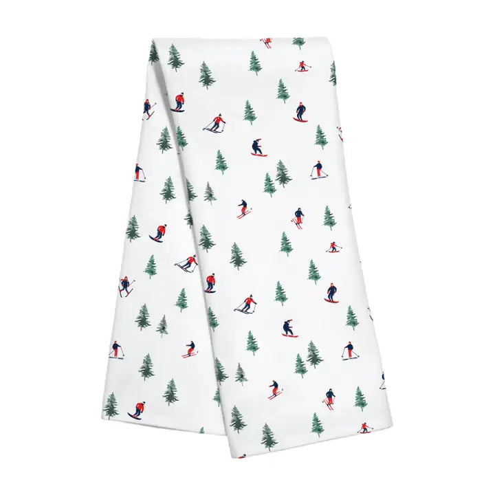 Skiers Kitchen Towel