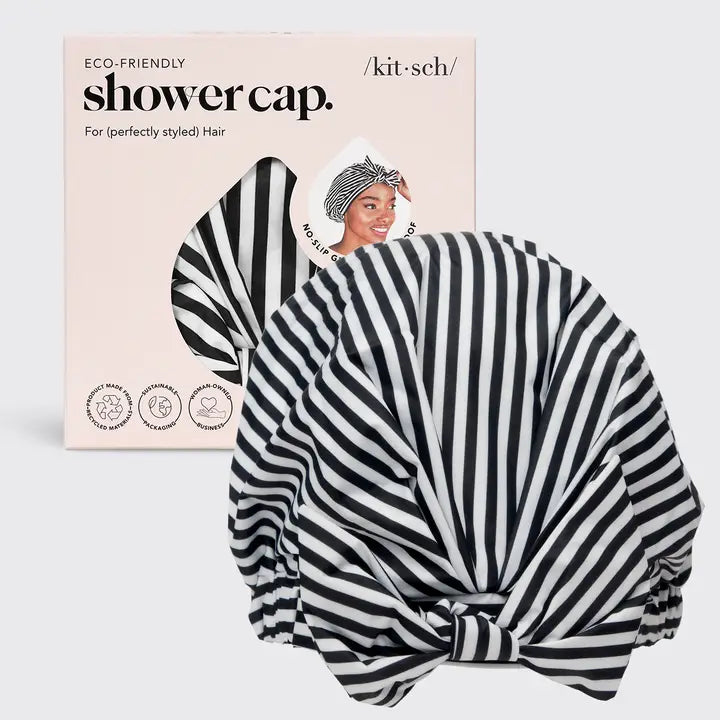 Luxe Shower Cap - Stripes