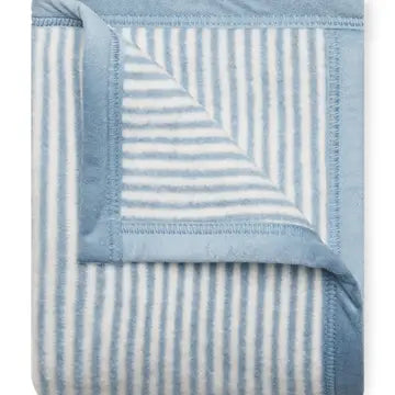Sweet Pea Stripe Fog _ Mini Blanket