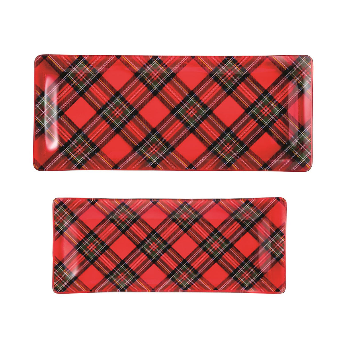 Tartan Nesting Trays (set of 2)
