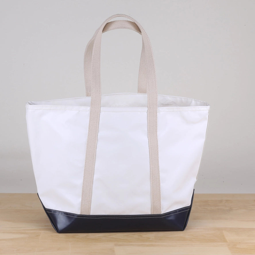 Big Sur Splash Tote _ Navy White