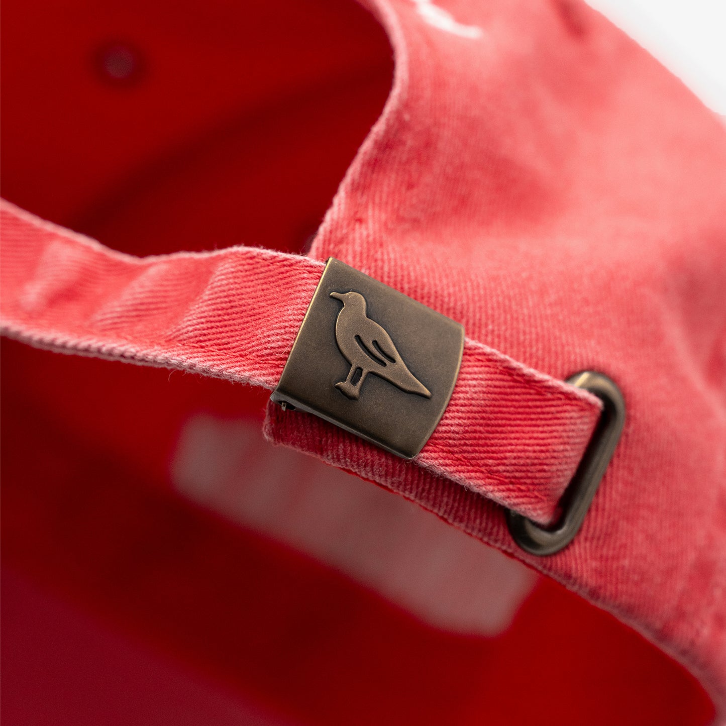 HINGHAM Dad Hat in Washed Red