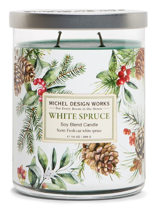 White Spruce Tumbler Candle