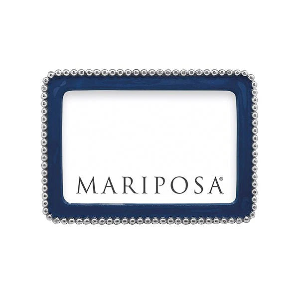 Beaded Blue Frame 4x6