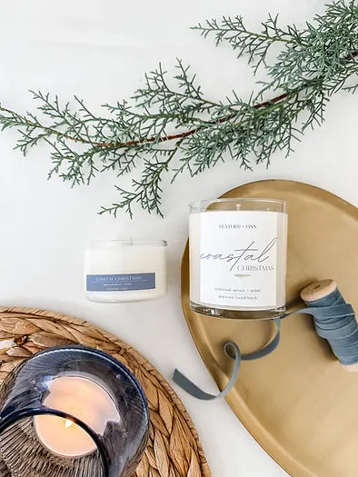 Coastal Christmas Candle