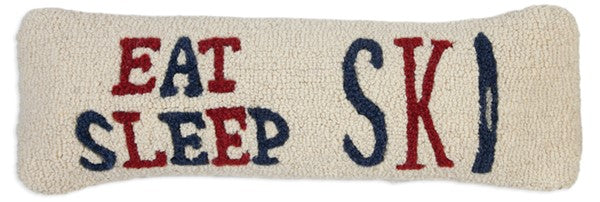Eat Sleep Ski _Red/Blue 8x24