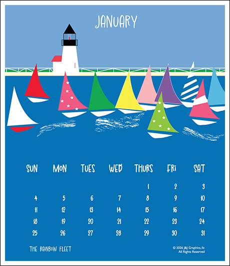Nantucket Jewel Calendar