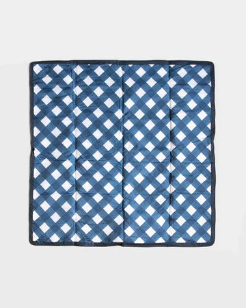 Navy Gingham_ Outdoor 5x5