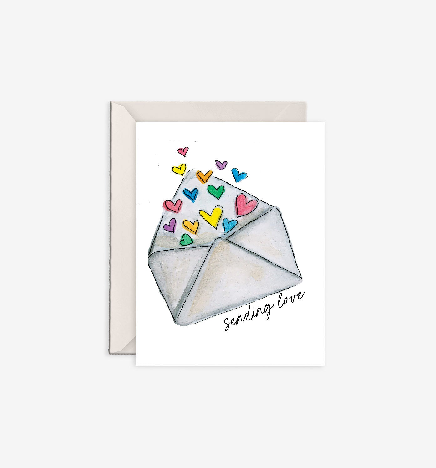 Sending Love: Envelope Hearts
