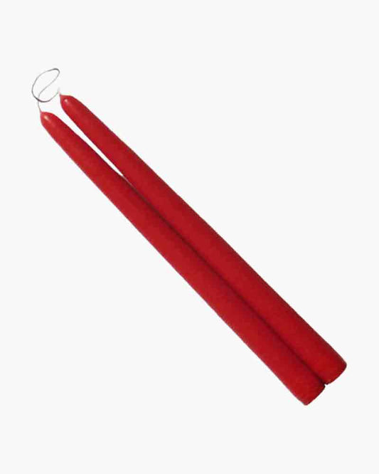 12" Taper _ Sweetheart Red (Set of 2)