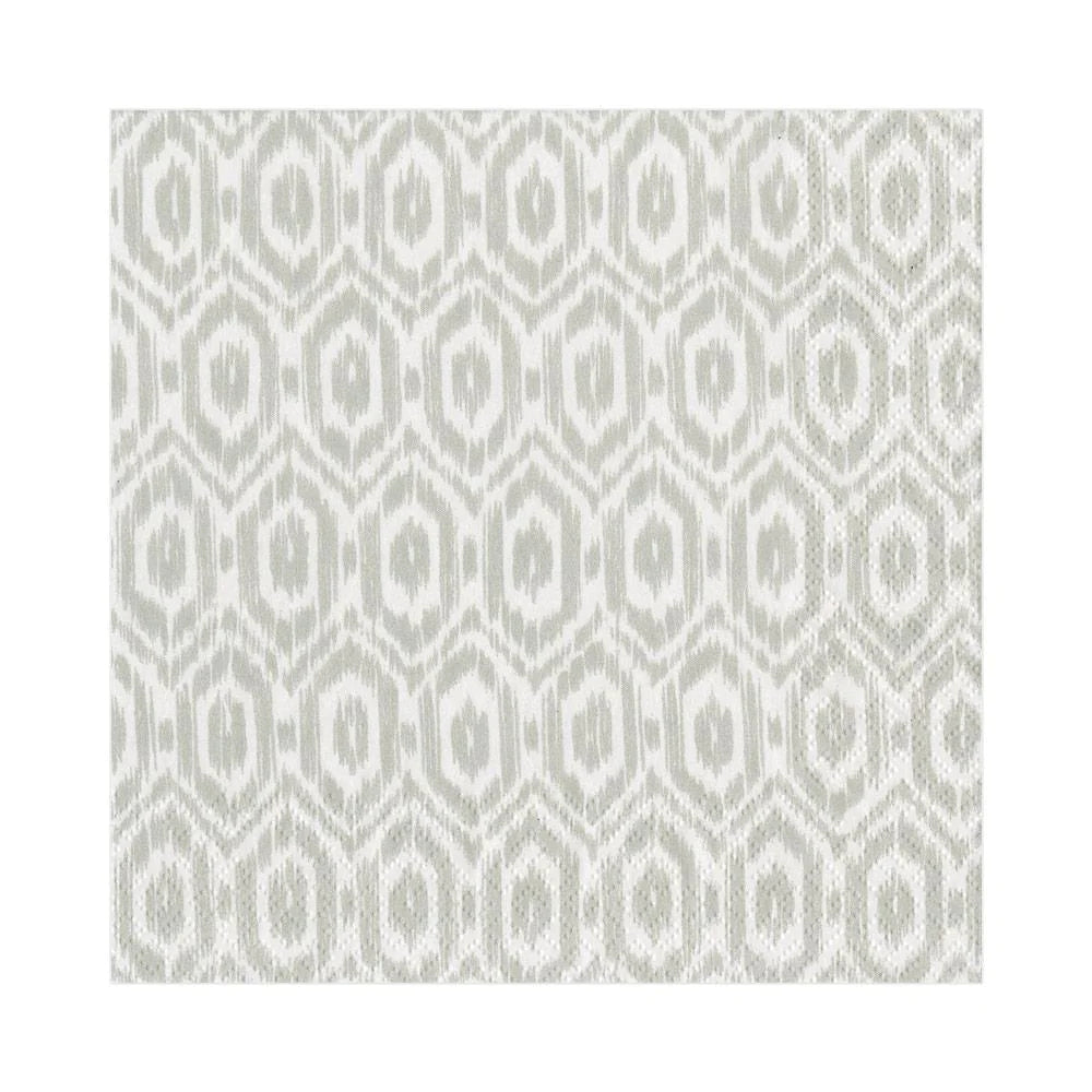 Amala Ikat Grey Luncheon Napkin