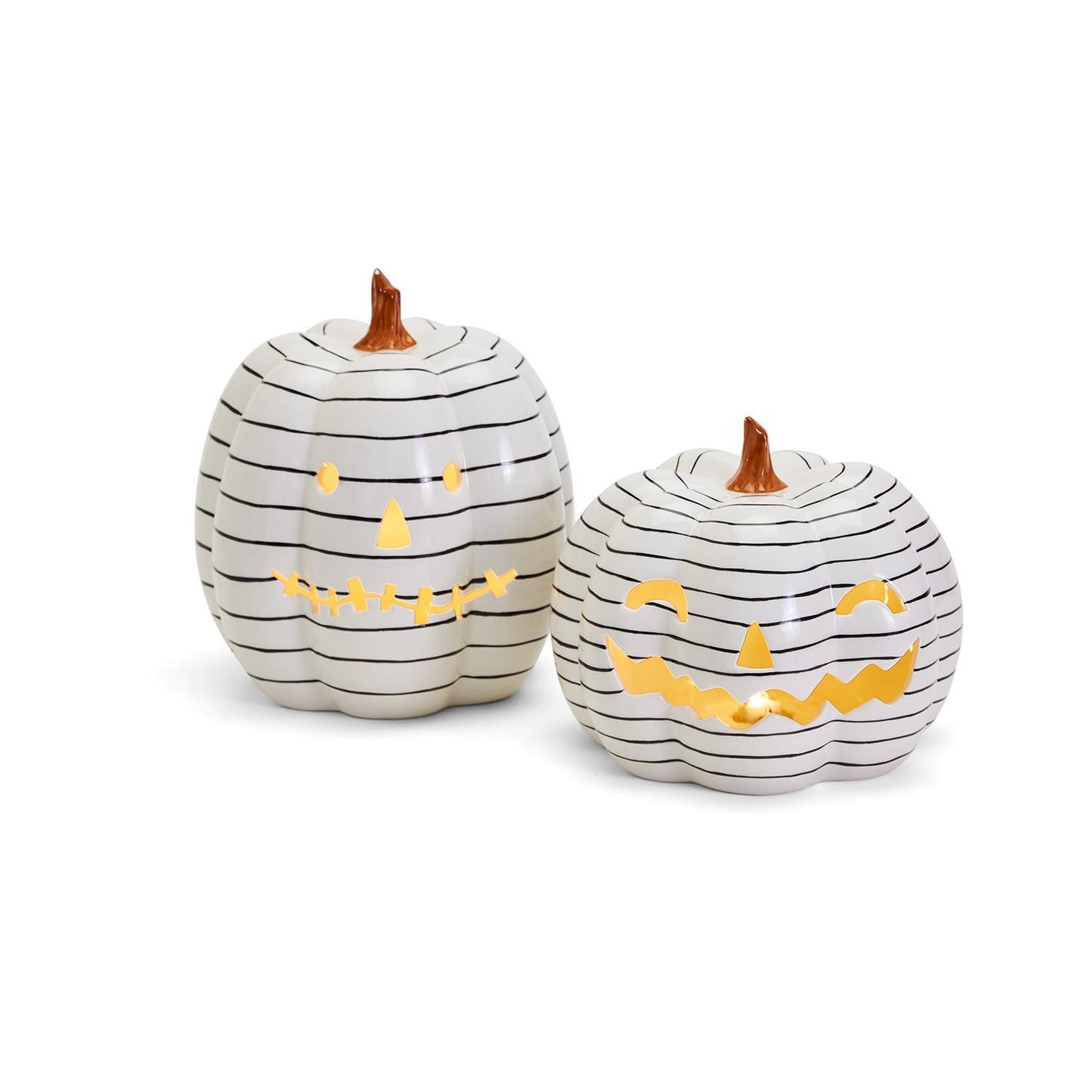 Jack-o-Lantern Black/White Stripe
