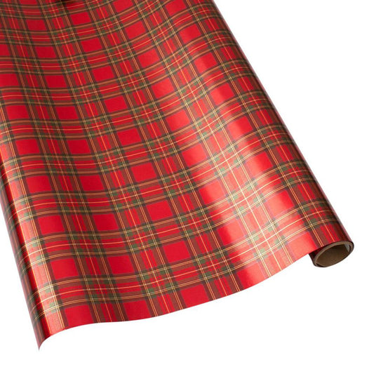 Red Plaid Gift Wrap