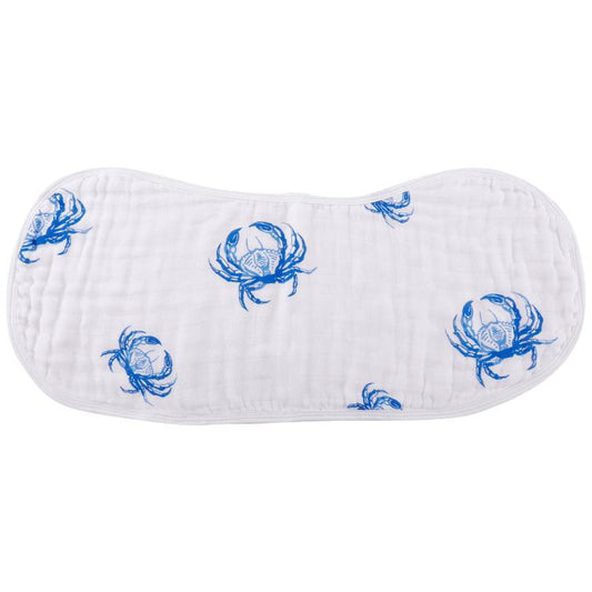 Blue Crab Bib & Burp Cloth